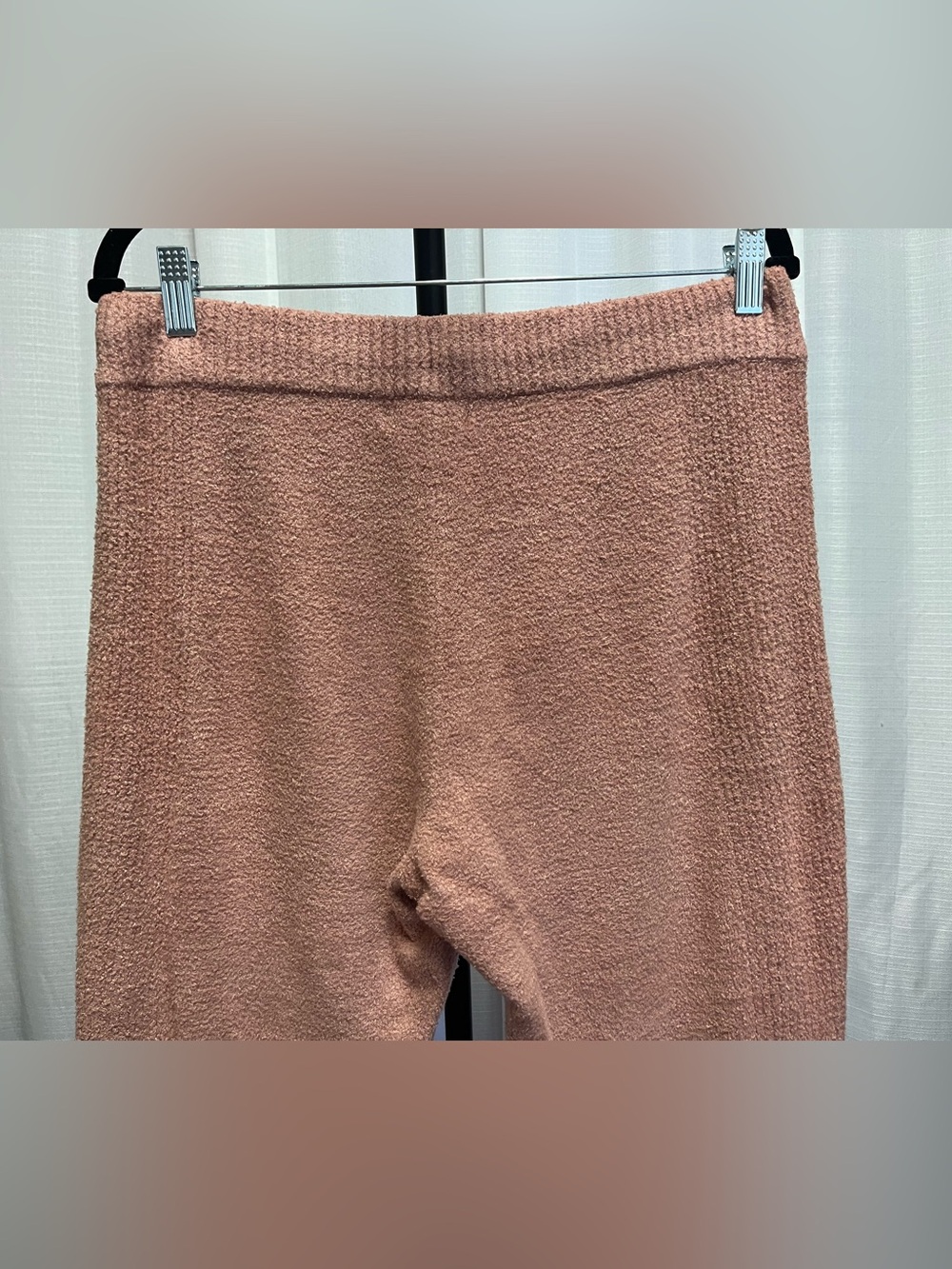 Barefoot Dreams CozyChic Lite Rib Blocked Pant | size Medium - Picture 5 of 7